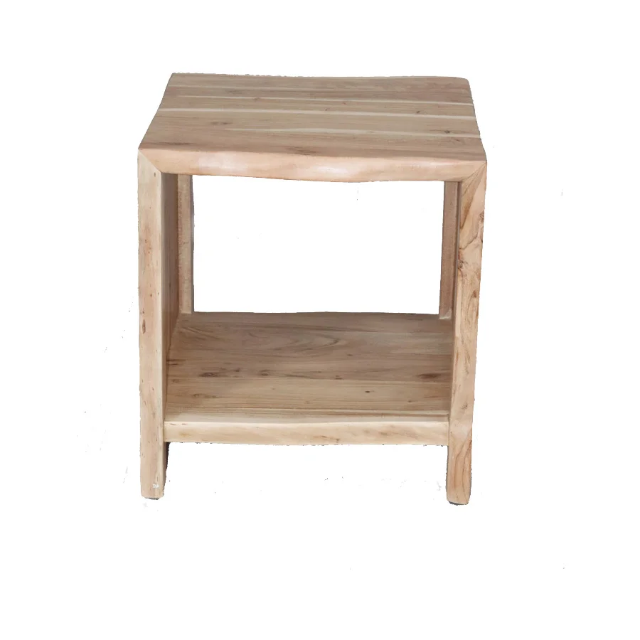 Wooden Live Edge Side Table - popular handicrafts